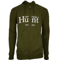 Hoodie Zipper Unisex Olive - view: 0