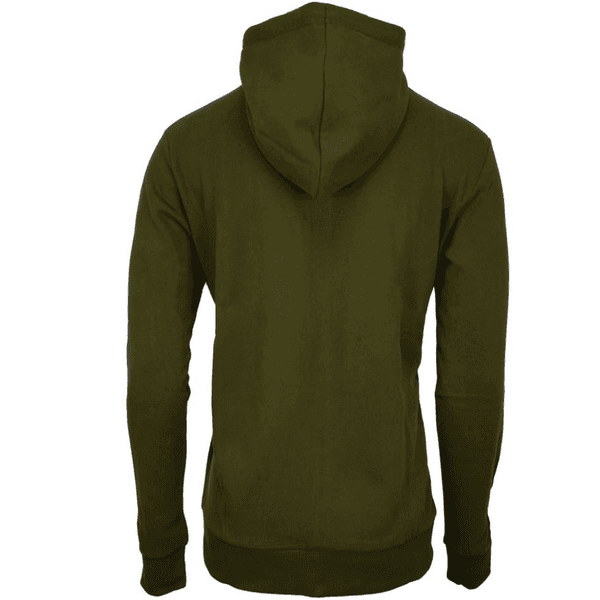 Hoodie Zipper Unisex Olive, view: 1