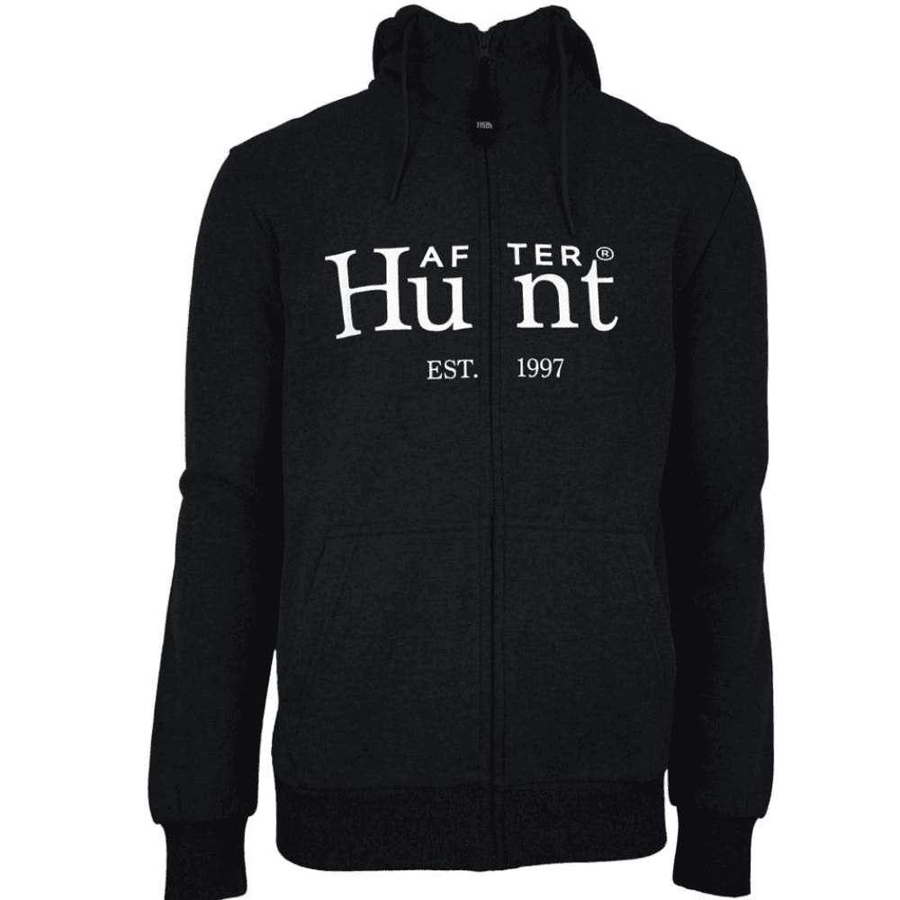Hoodie Zipper Unisex Black, view: 0