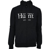 Hoodie Zipper Unisex Black - view: 0