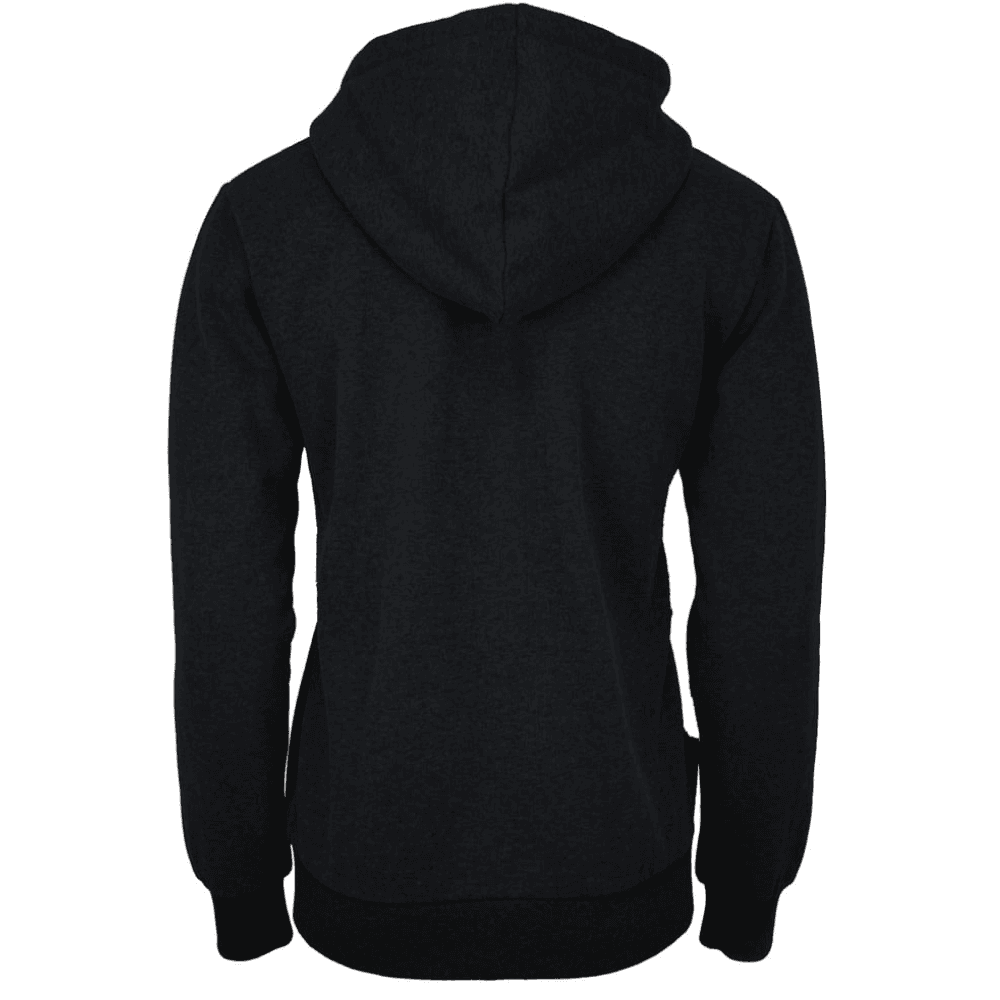 Hoodie Zipper Unisex Black, view: 1