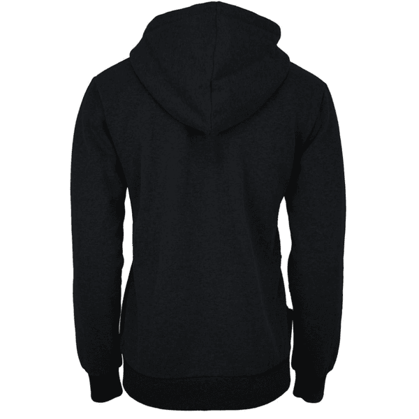 Hoodie Zipper Unisex Black, view: 1