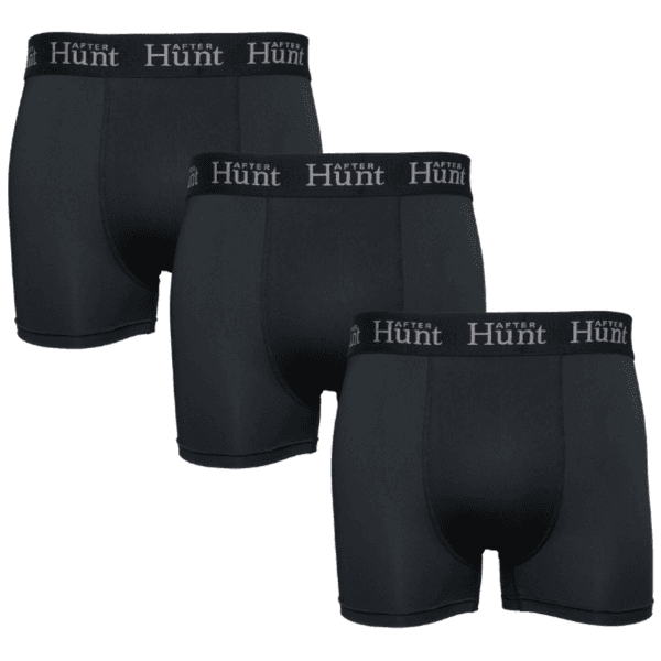 Mens Boxer Underwear Short 3-pack Black, productDetailPage.view: 1