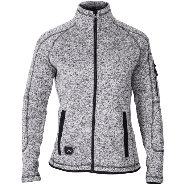 Heat Weaveguard Stickad Värmejacka Dam inkl Powerbank Gråmelerad, view: 0