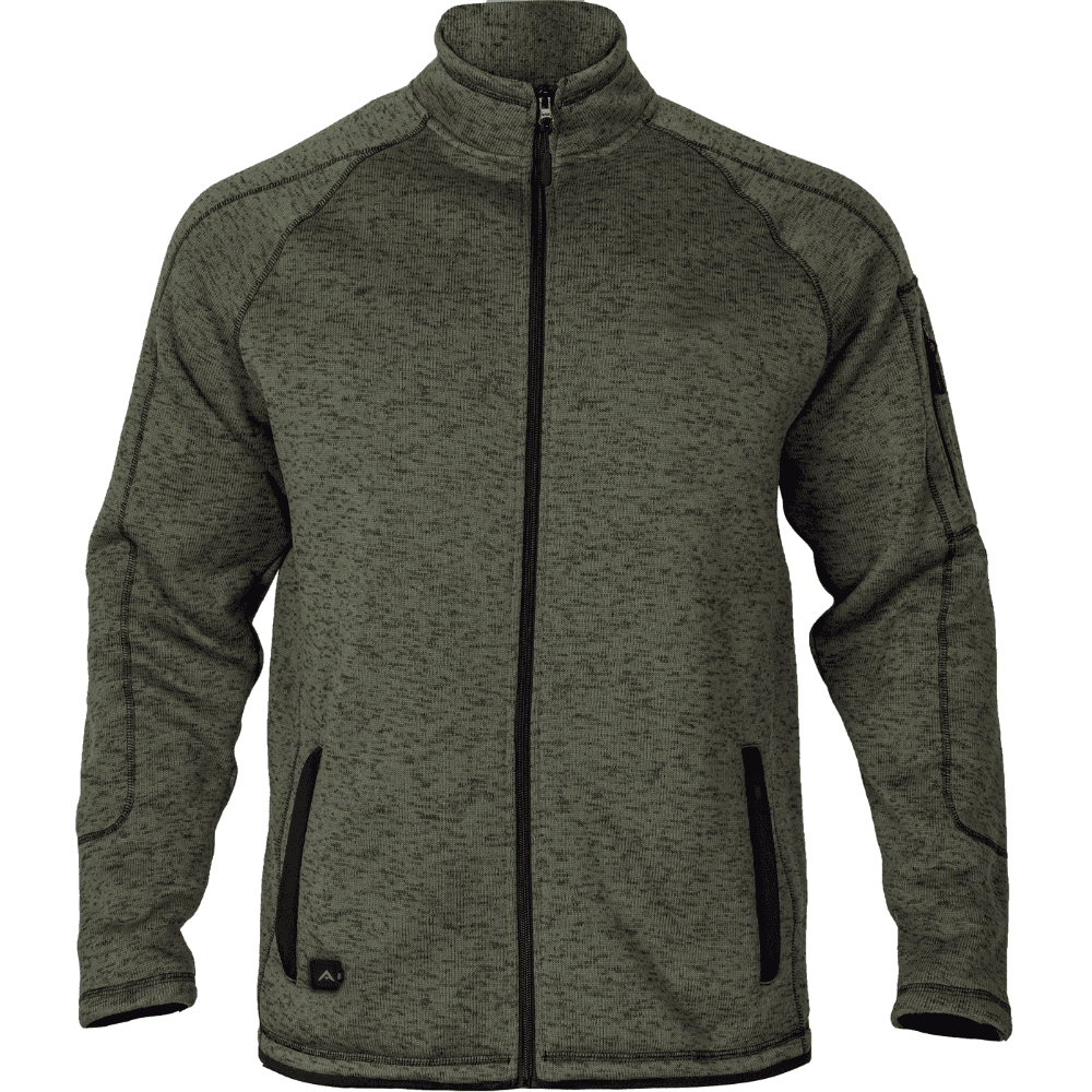 Heat Weaveguard Stickad Värmejacka Herr inkl Powerbank Brunmelerad, view: 0