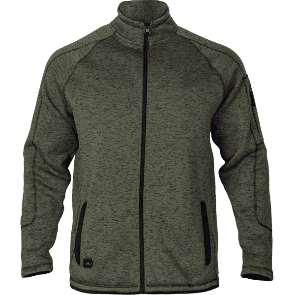 Heat Weaveguard Stickad Värmejacka Herr inkl Powerbank Brunmelerad, view: 0