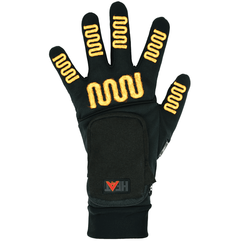 Heat Flexduo Tunn Värmehandske Utfällbar Luva Basic Inkl Powerbank Black, view: 4