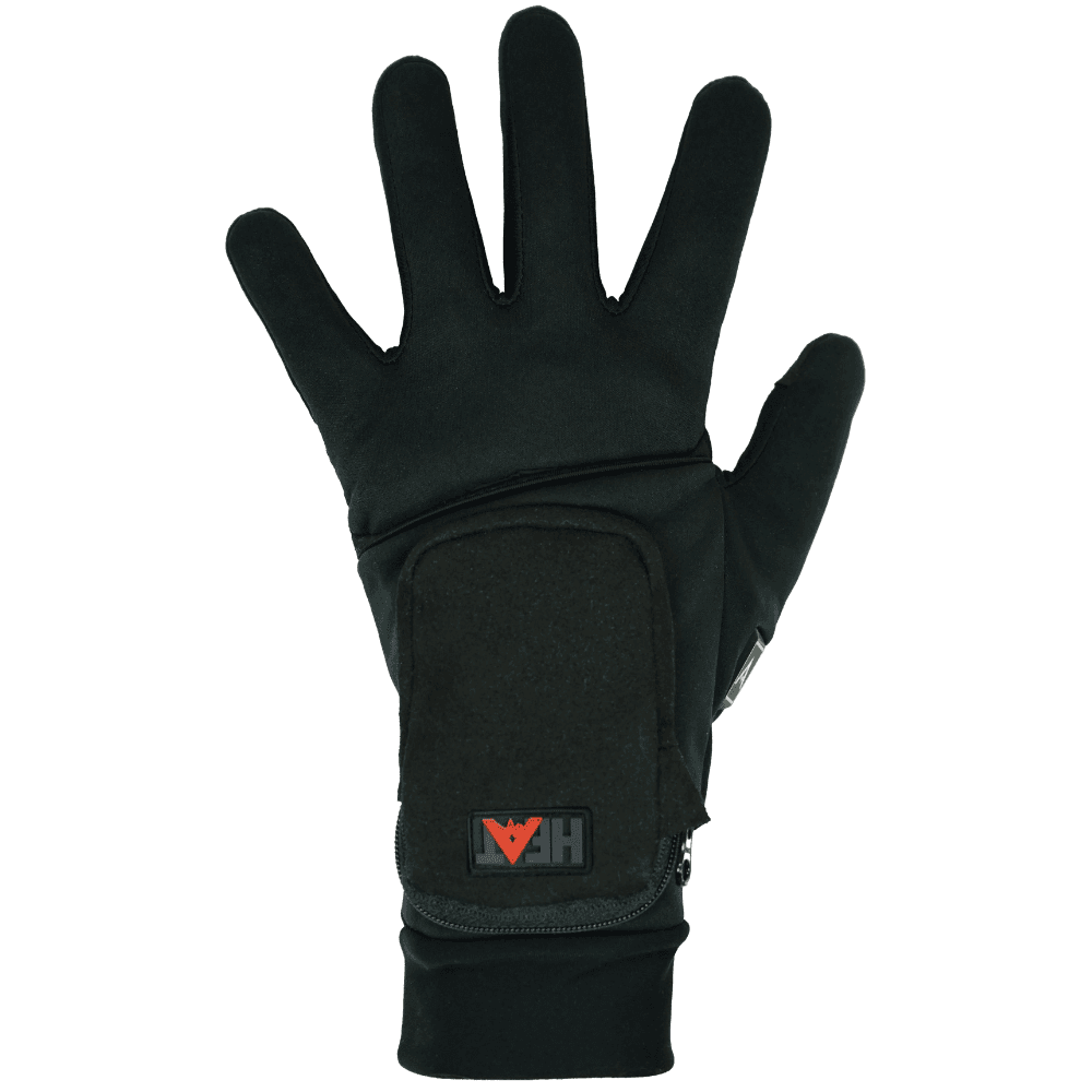 Heat Flexduo Tunn Värmehandske Utfällbar Luva Basic Inkl Powerbank Black, view: 0