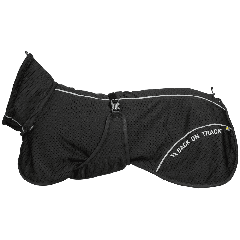 Bay Mesh Coat High Set Tail 70-80 cm Black, view: 0