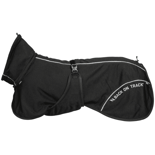 Bay Mesh Coat High Set Tail 70-80 cm Black, view: 0