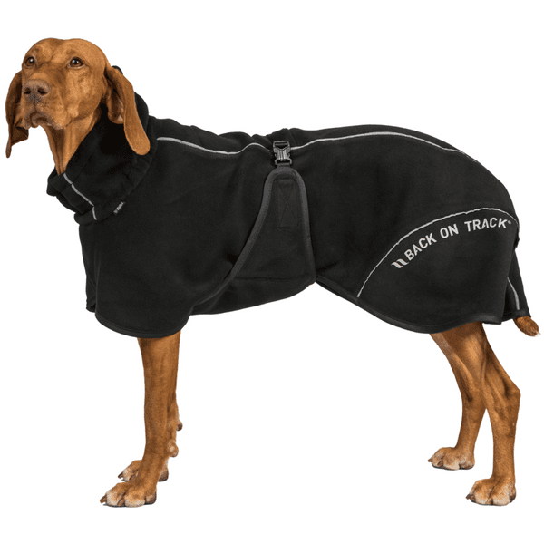 Bay Fleece Coat Low Set Tail 40-50 cm Black, view: 1