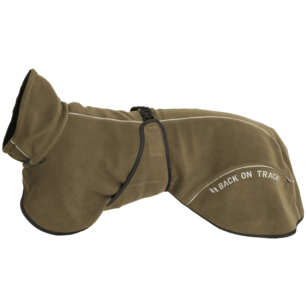 Bay Fleece Coat Low Set Tail 55-65 cm Olive, view: 0