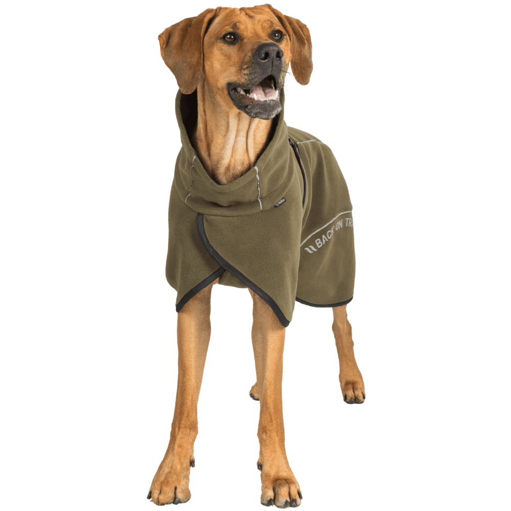 Bay Fleece Coat Low Set Tail 55-65 cm Olive, view: 1