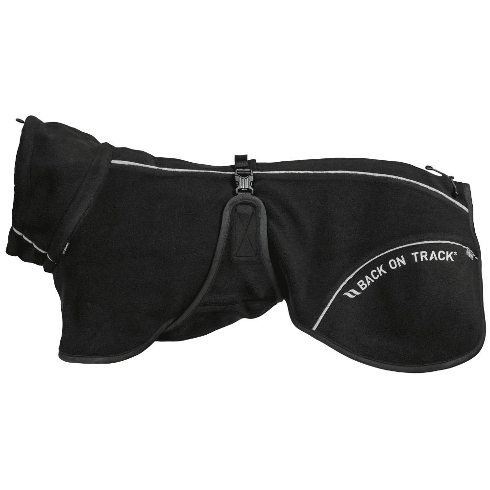 Bay Fleece Coat High Set Tail 25-35 cm Black, view: 0