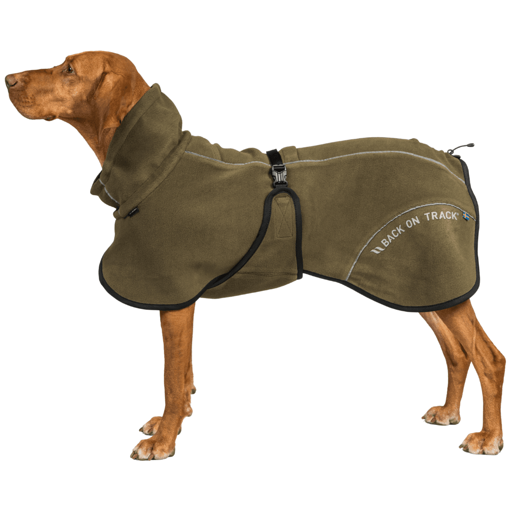 Bay Fleece Coat High Set Tail 55-65 cm Olive, view: 1