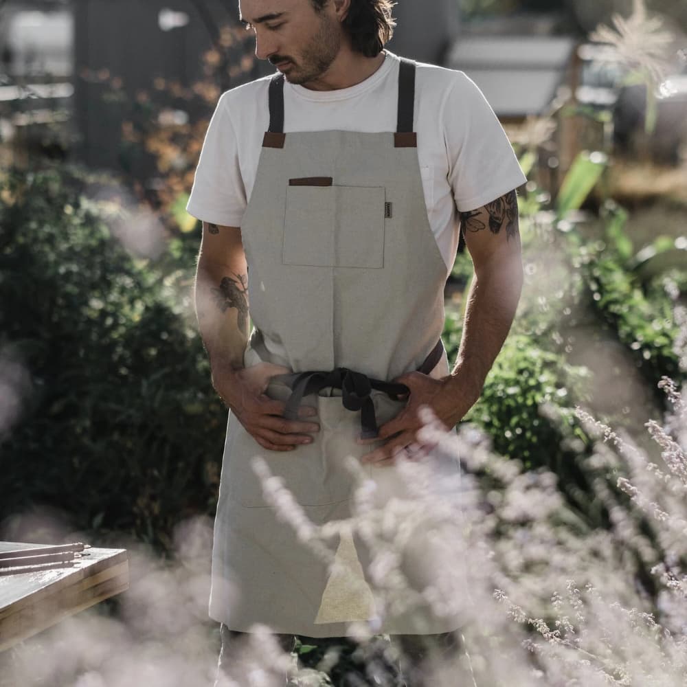 Chef Grilling Apron Stone, view: 8