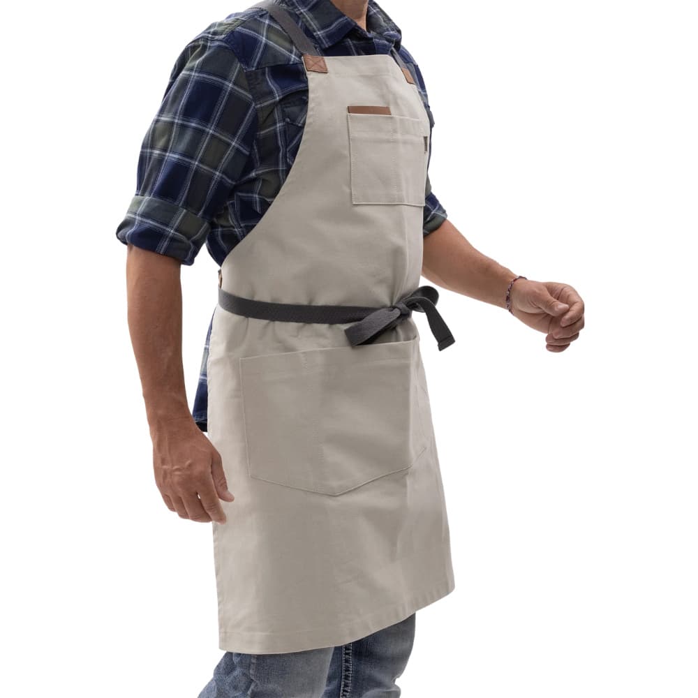 Chef Grilling Apron Stone, view: 2