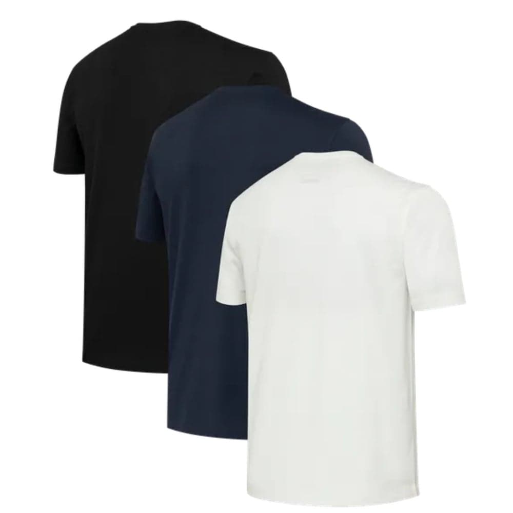 Set Of 3 Corporate Ts Blue & Black & White, view: 1