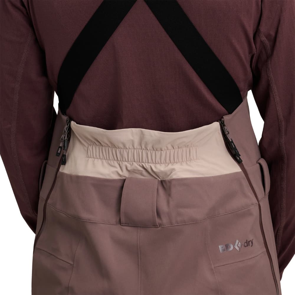 W's Recon Stretch Bibs Pale Mauve-Dark Mauve, view: 8
