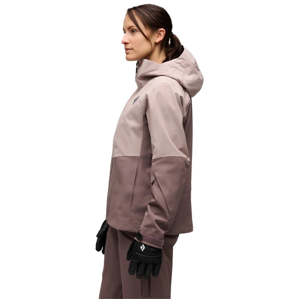 W's Recon Stretch Ski Shell Pale Mauve-Dark Mauve, view: 2