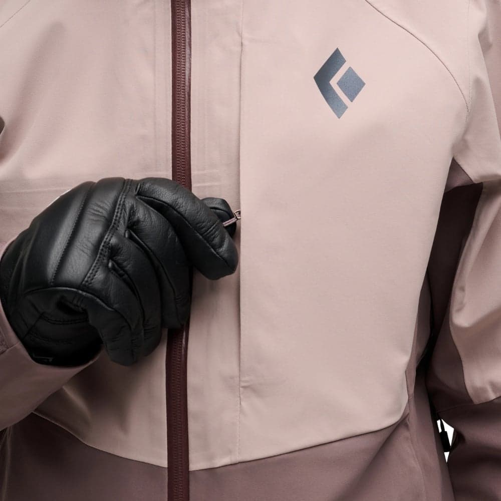 W's Recon Stretch Ski Shell Pale Mauve-Dark Mauve, view: 7