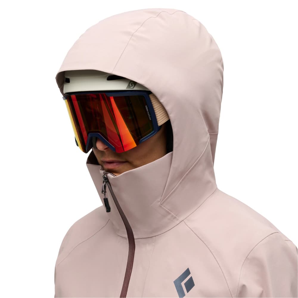 W's Recon Stretch Ski Shell Pale Mauve-Dark Mauve, view: 4