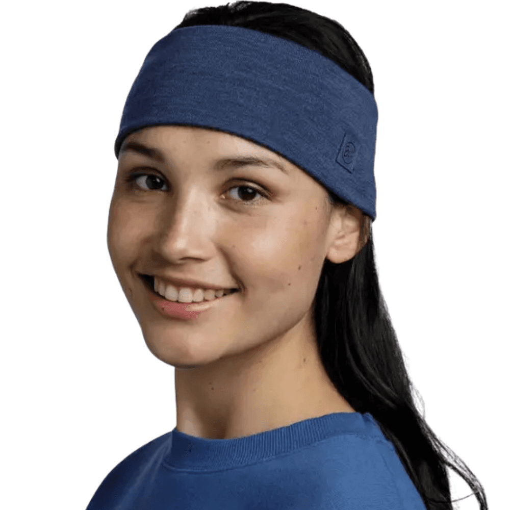 Headband Merino Wide Solid Night Blue, view: 1