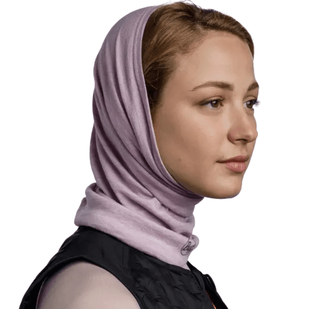 Neckwear Merino Midweight Melange Lilac Sand, view: 3