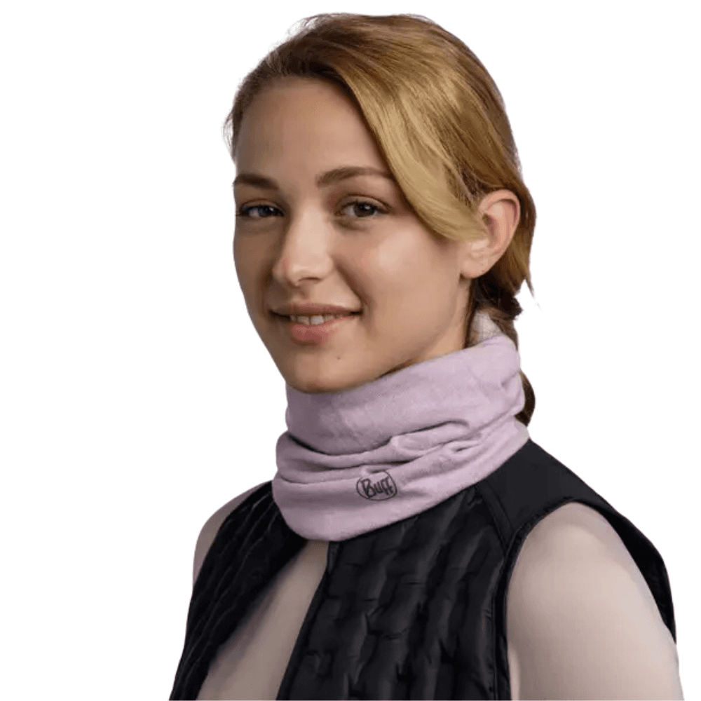 Neckwear Merino Midweight Melange Lilac Sand, view: 2