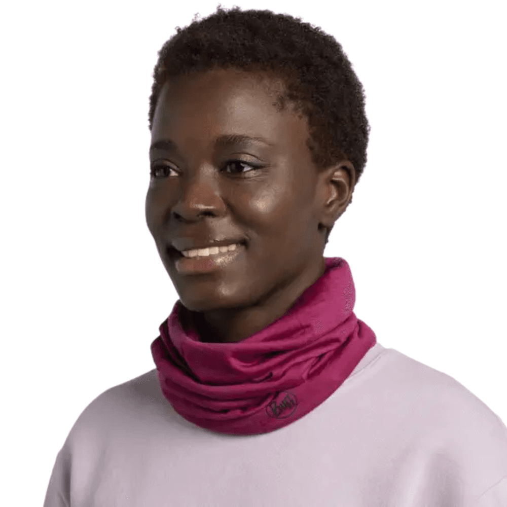 Neckwear Merino Lightweight Solid Magenta, view: 2