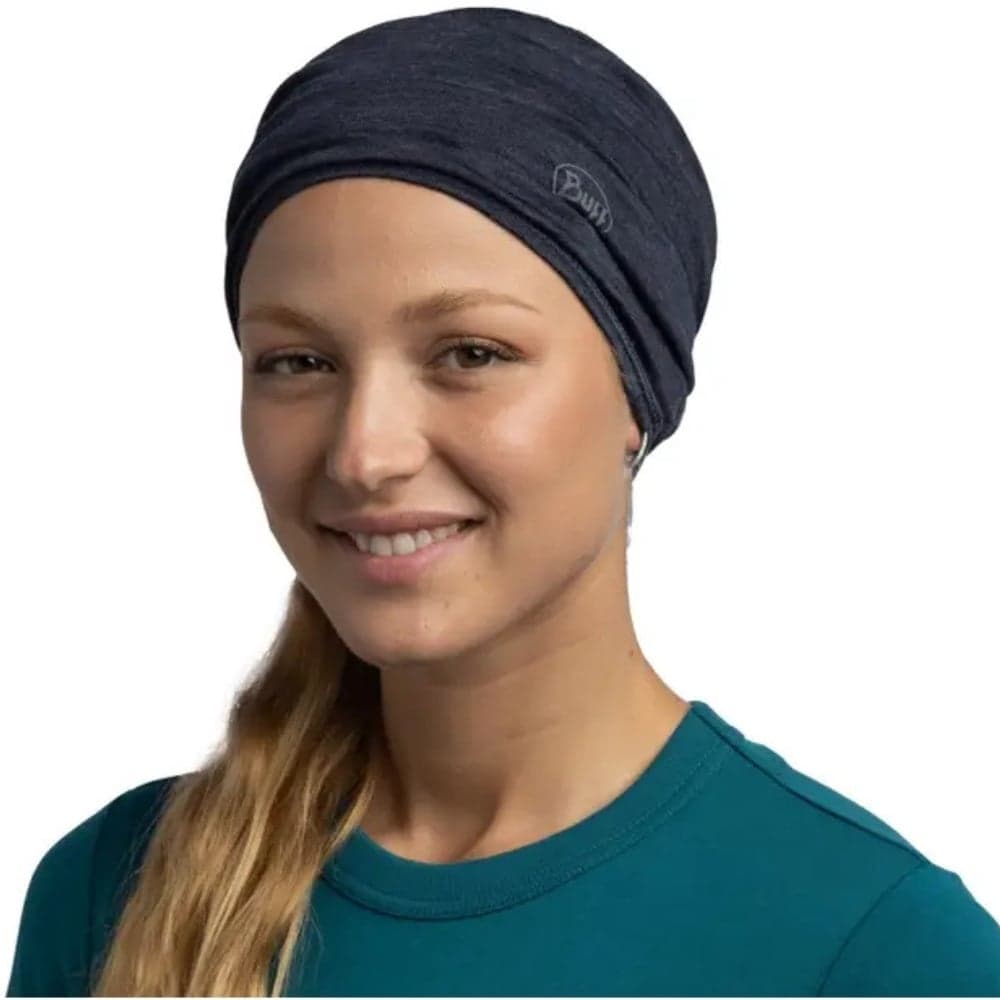 Neckwear Merino Lightweight Solid Night Blue, view: 1