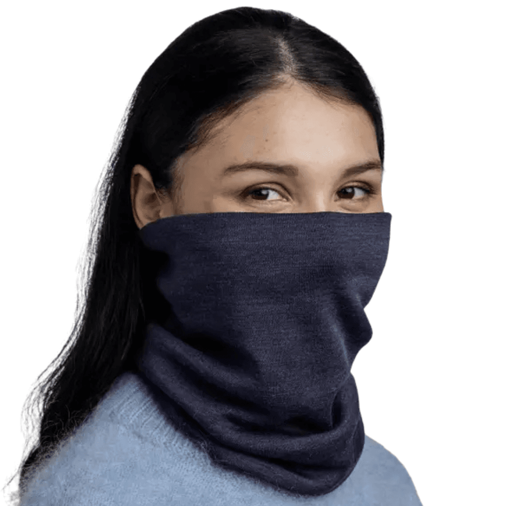 Neckwear Merino Heavyweight Solid Night Blue, view: 4