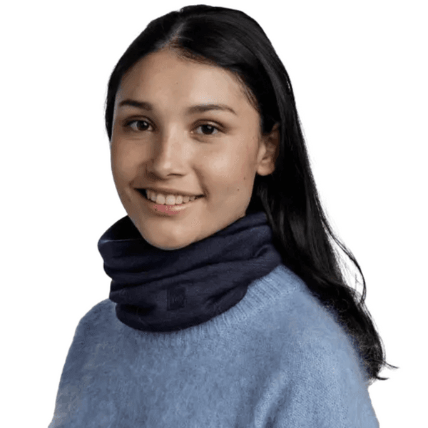 Neckwear Merino Heavyweight Solid Night Blue, view: 3