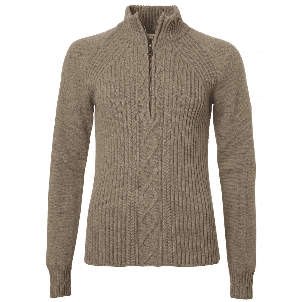 W's Stella Half Zip Ol Pullover Saddle Brown, view: 0