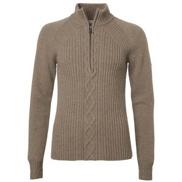 W's Stella Half Zip Ol Pullover Saddle Brown, view: 0