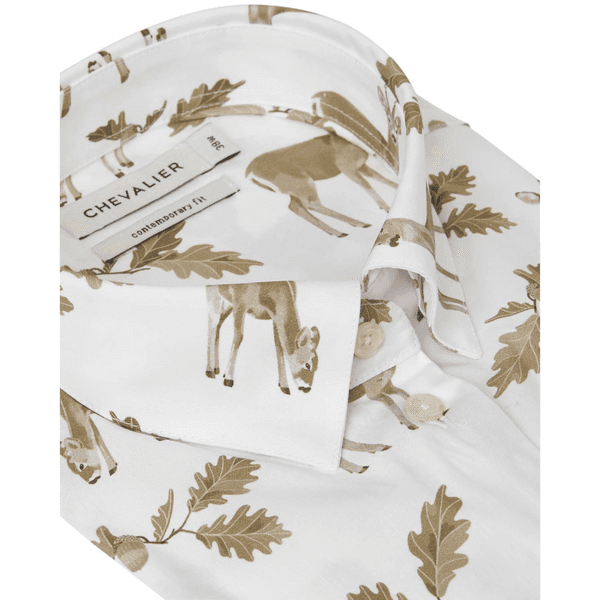 W's Lindsey Contemporary Fit Shirt Oh Deer Brown, view: 2