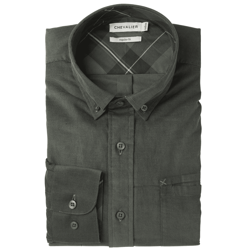 M's Wellington Walton Light Cord Shirt Midnight Pine, view: 1