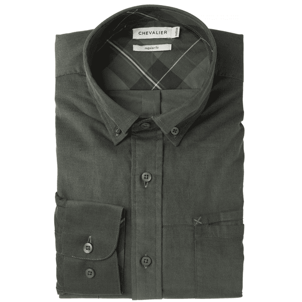 M's Wellington Walton Light Cord Shirt Midnight Pine, view: 1