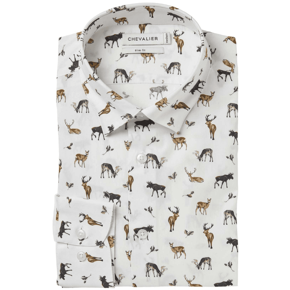 M's Danson Contemporary Fit Shirt Royal Family Print, view: 1