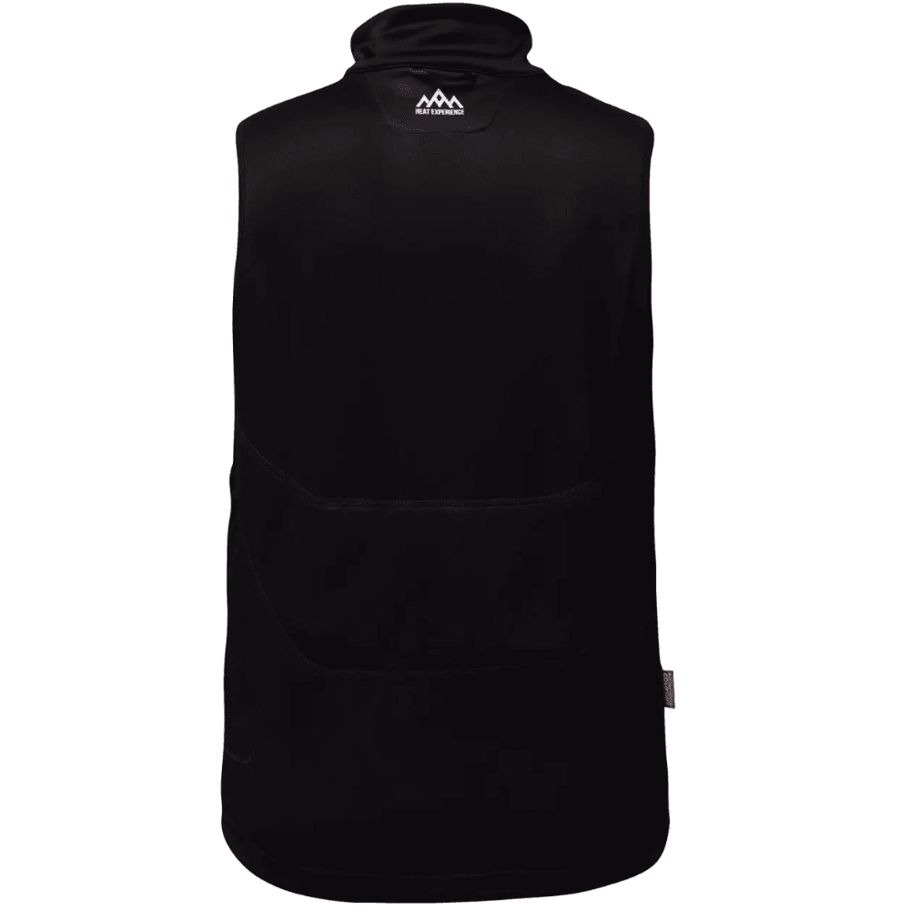 Heated Fleece Vest Mens Black, view: 1