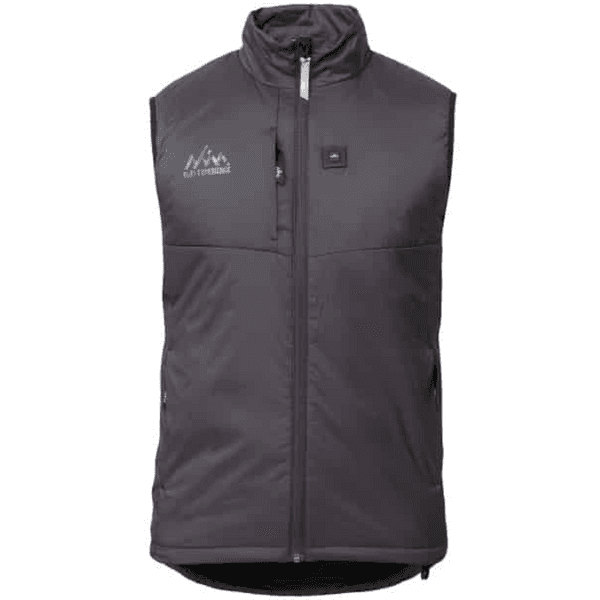 Heated Fleece Vest Mens Black, view: 0