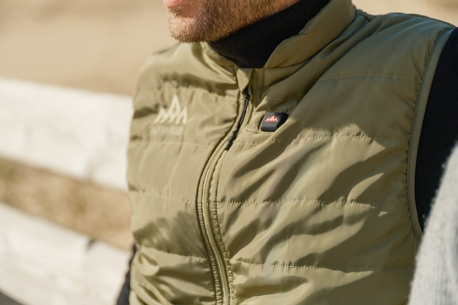 Heated Everyday Vest? Mens Lichen Green, view: 4