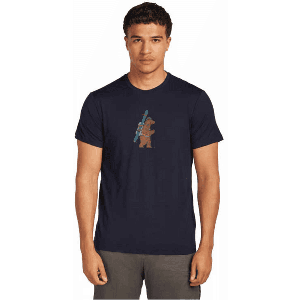 M's Merino 150 Tech Lite SS Tee Bear Tour Midnight Navy, view: 2