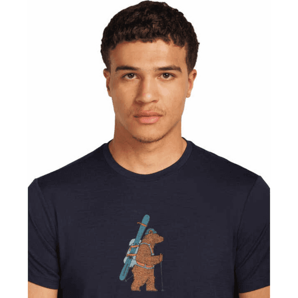 M's Merino 150 Tech Lite SS Tee Bear Tour Midnight Navy, view: 1