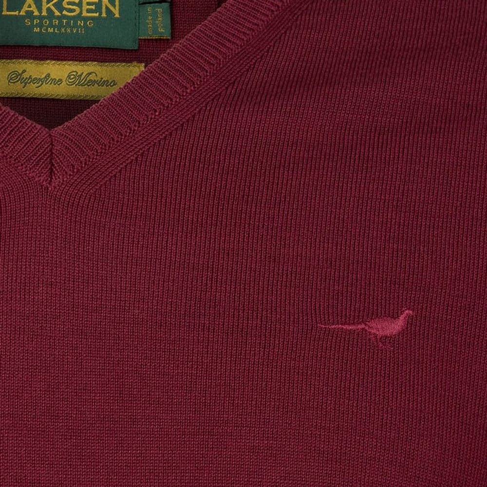 M's Sussex V-Neck Bordeaux, view: 3