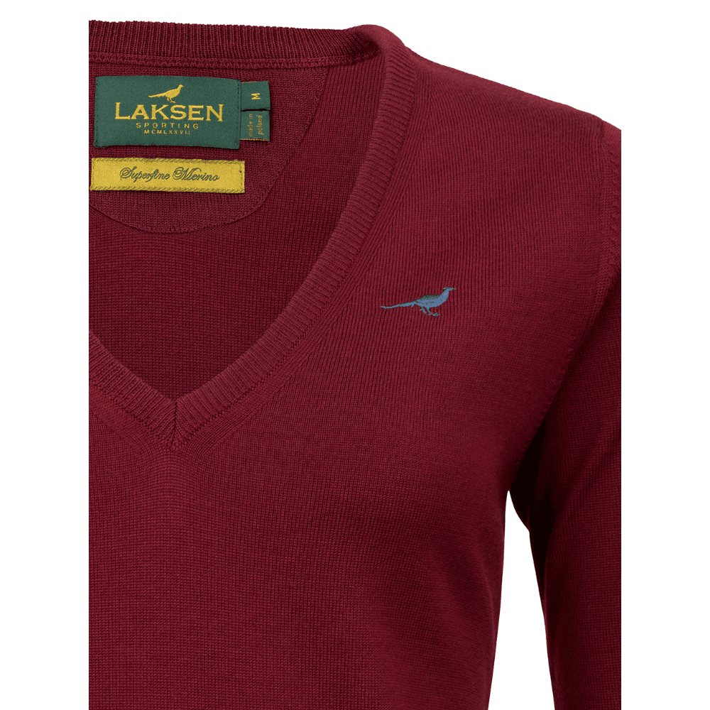 W's Camilla V-Neck Bordeaux, view: 1