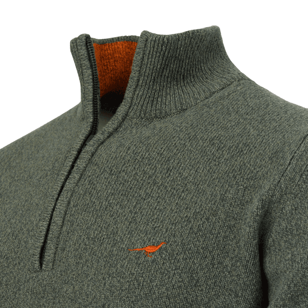 M's Brompton Zip Neck Forest, view: 1