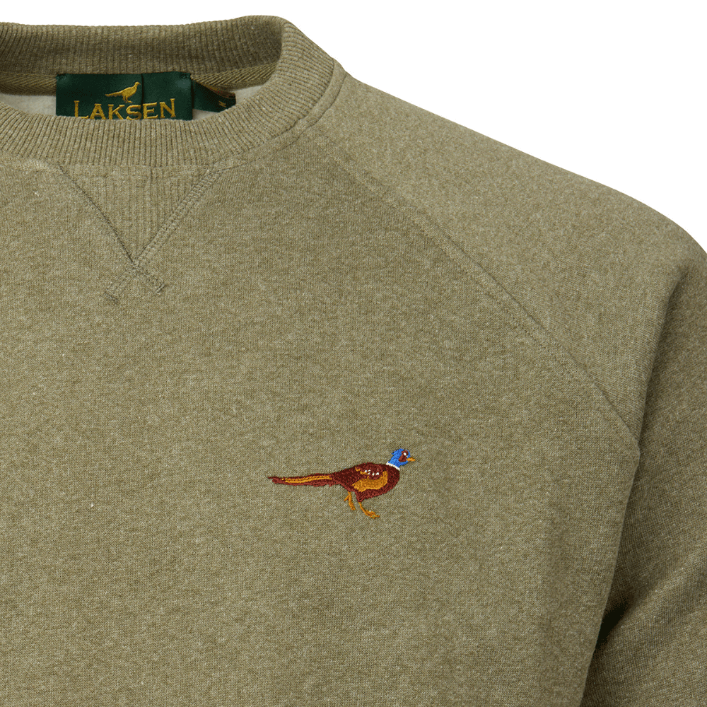 M's True Pheasant Logo Sweat Olive Melange, view: 1