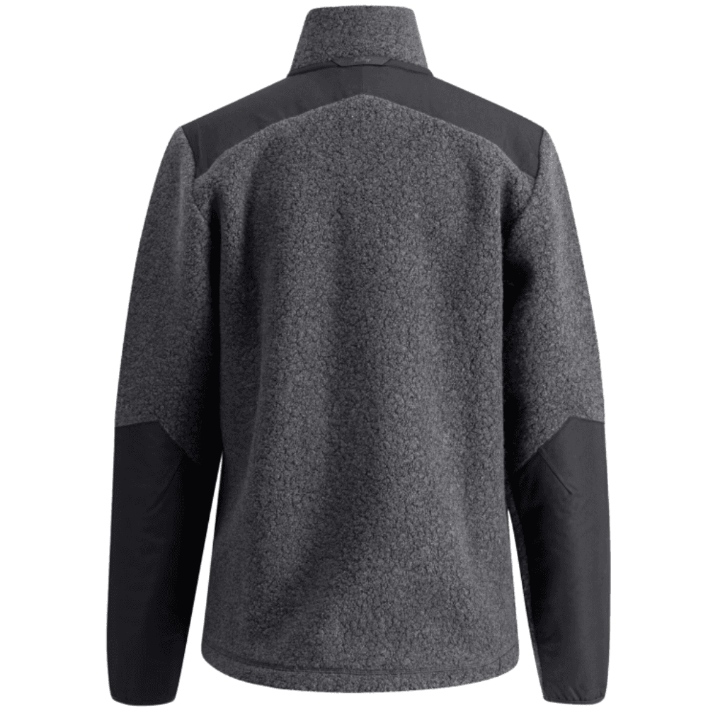 Saruk Wool Pile Mid Full Zip Dam Charcoal, view: 1