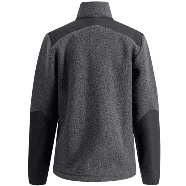 Saruk Wool Pile Mid Full Zip Dam Charcoal, view: 1